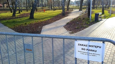 Tomaszów_Mazowiecki. Zamknięcie Parku Miejskiego „Nowe Bulwary”
